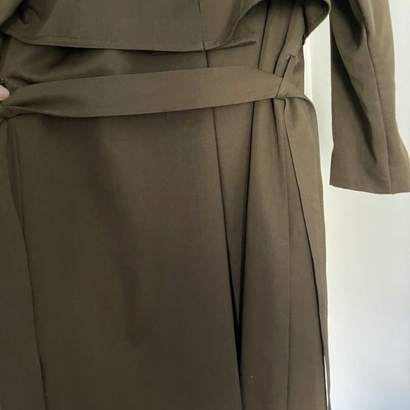 Dark green/khaki trench coat - Picture 6 of 7
